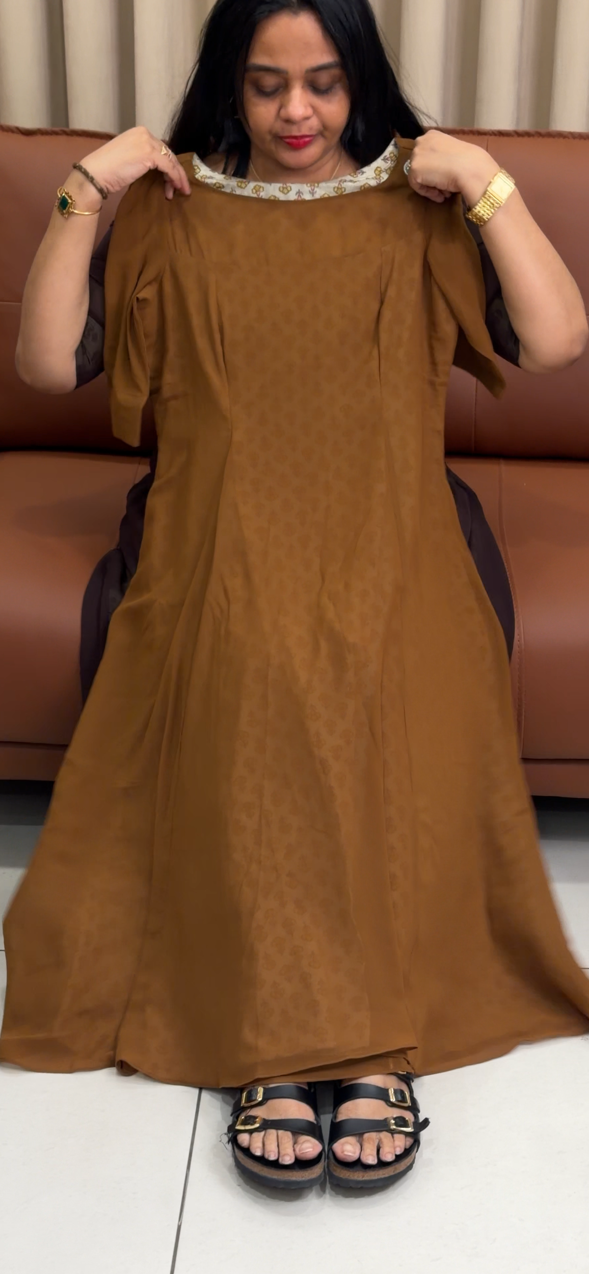 IHA'S IN-HOUSE GEORGETTE TOPS - IHA 35285
