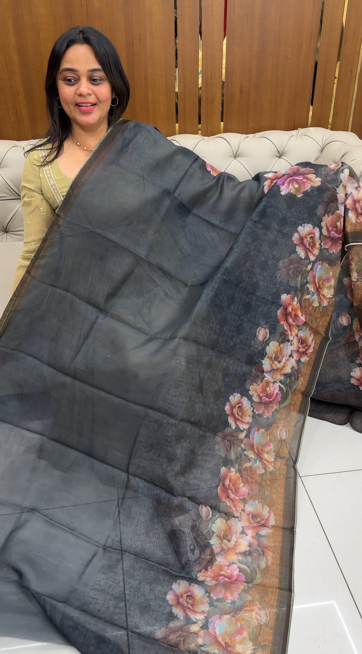 DIGITAL PRINTED SAREES - IHA 27041