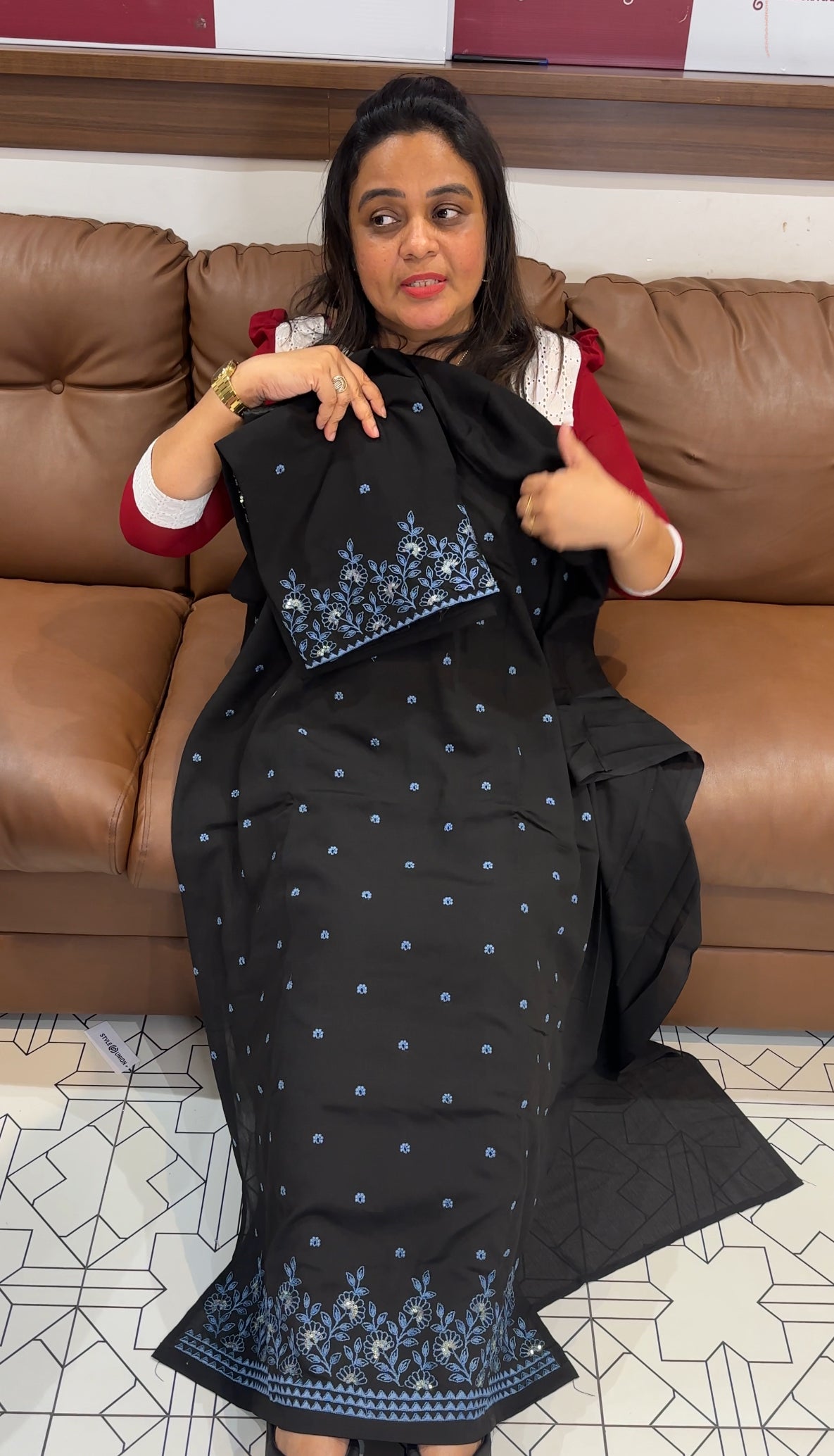 CHINON UNSTITCHED SALWAR SUIST - IHA 27878