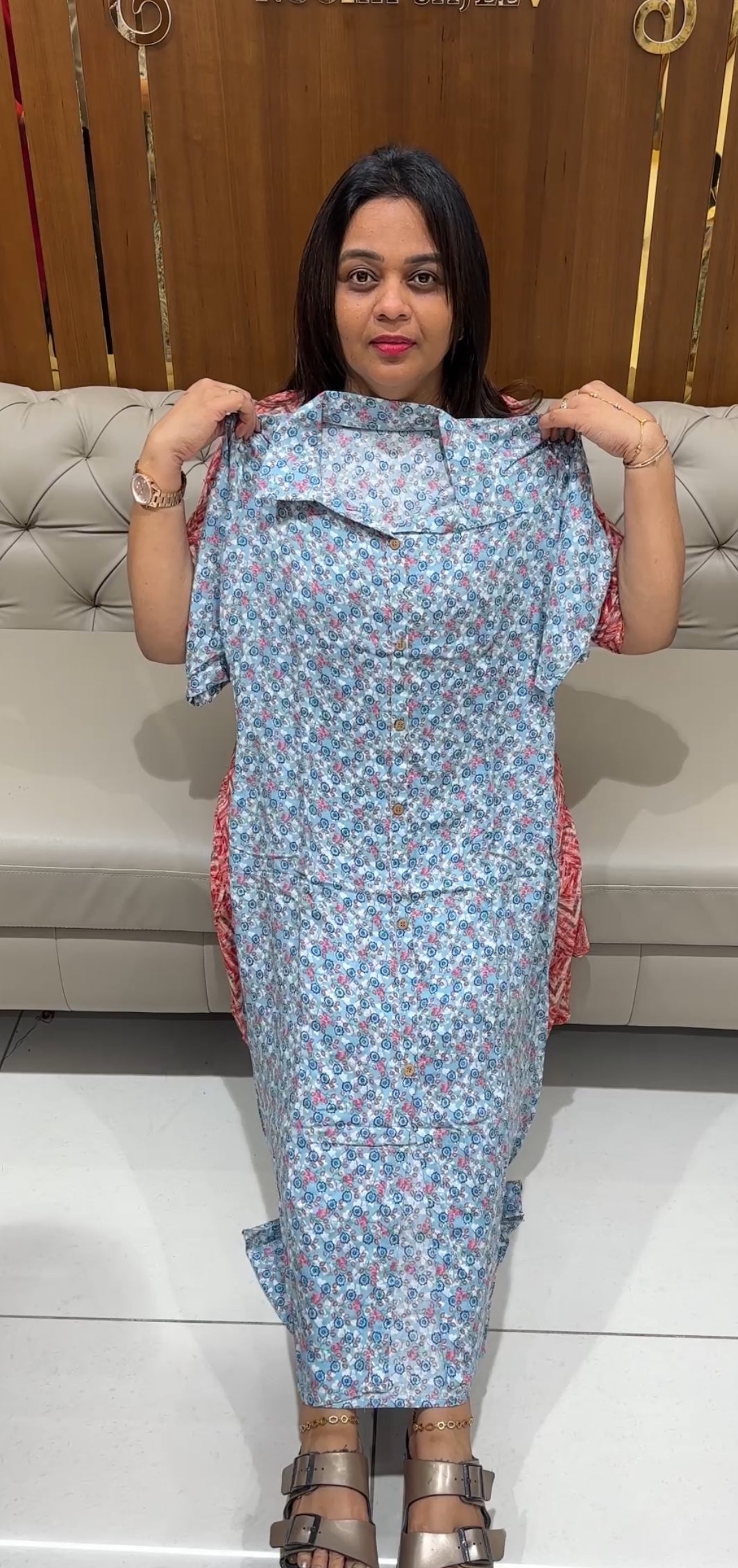 IHA'S IN-HOUSE PRINTED FROCKS - IHA 24424