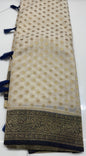 SEMI BANARASI SAREE - IHA 18208