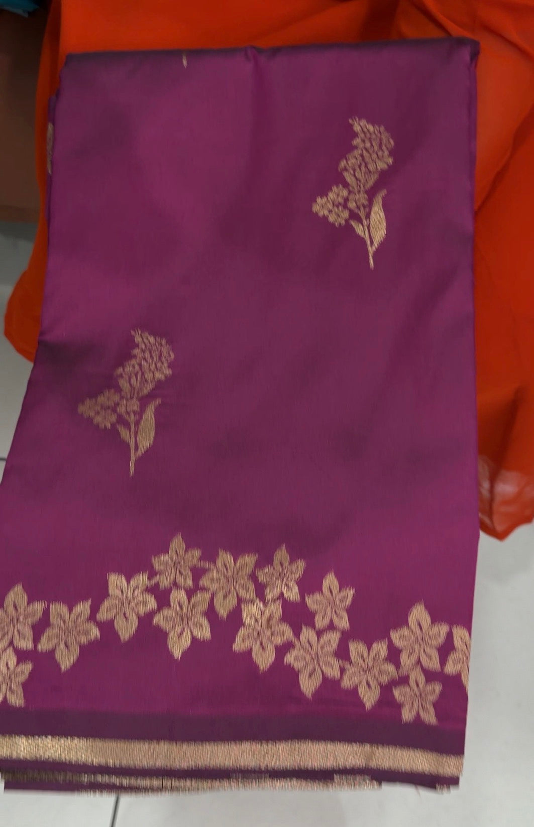 SEMI BANARASI SAREES - IHA 34942