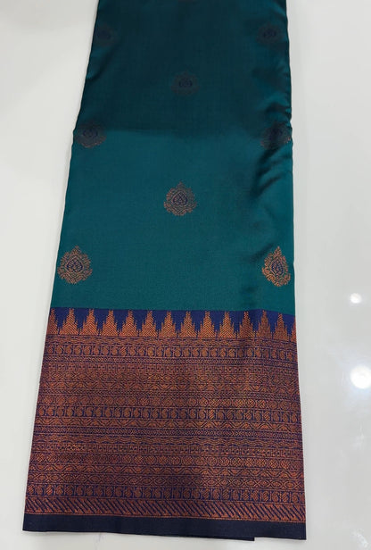 SEMI SOFT SILK SAREES - IHA 17190