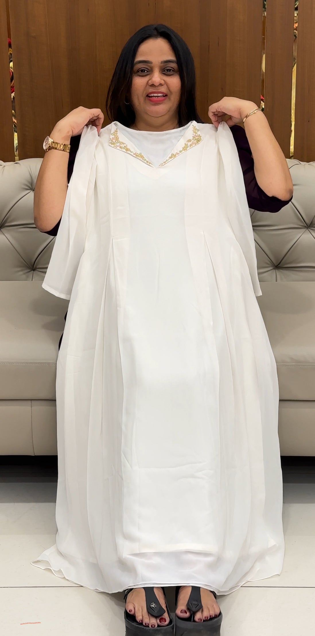 IHA'S IN-HOUSE HAND WORKED ALINE TOPS - IHA 28228