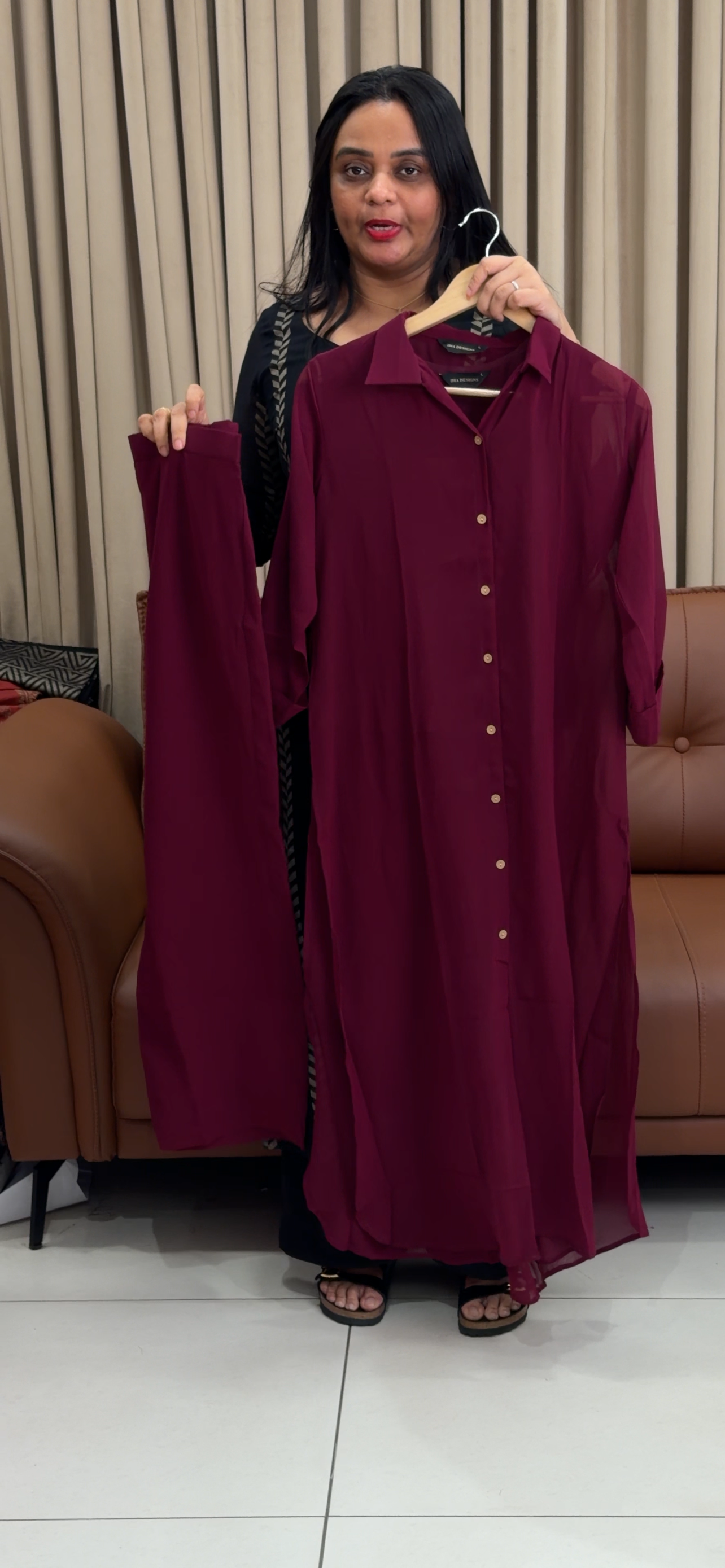 GEORGETTE CO-ORDS SETS - IHA 34699