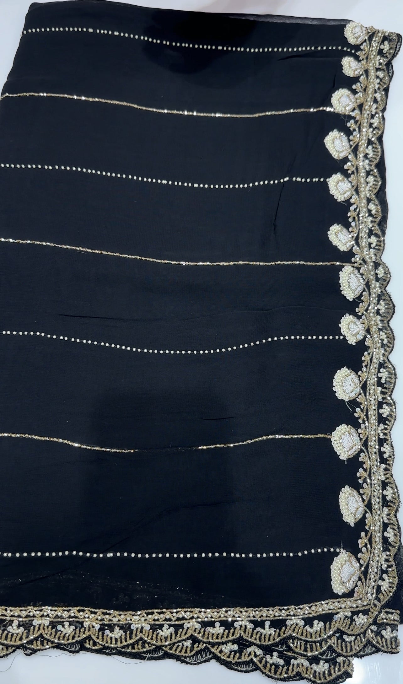 VISCOSE GEORGETTE SAREES - IHA 27264
