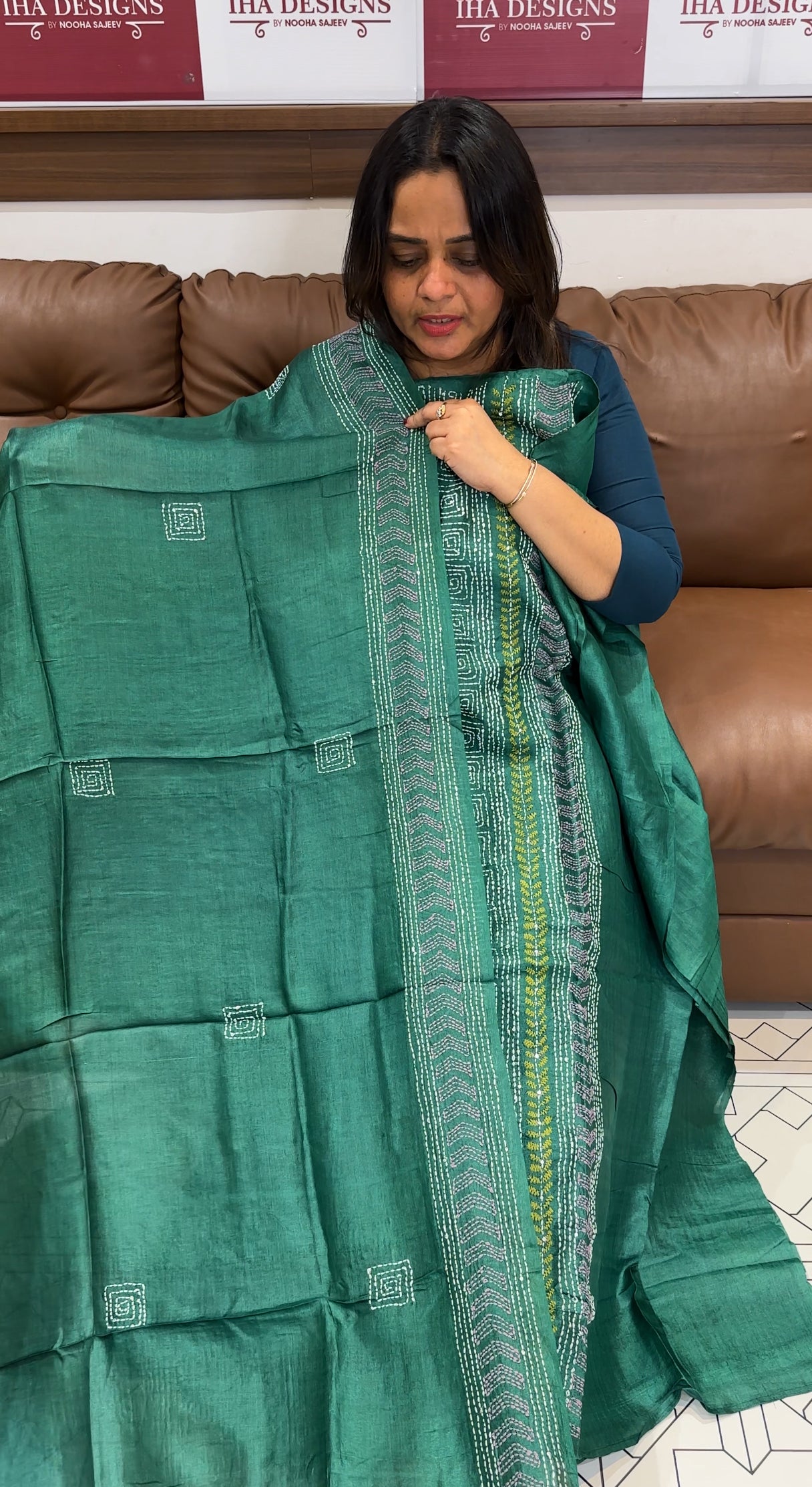 TUSSUR UNSTITCHED SALWAR SUITS  - IHA 27225