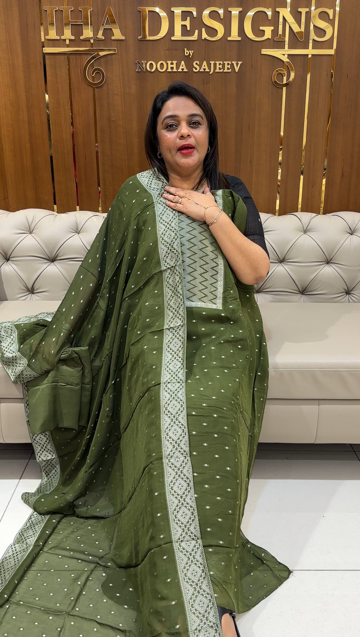 DOLA SILK UNSTITCHED SALWAR SUITS - IHA 25008