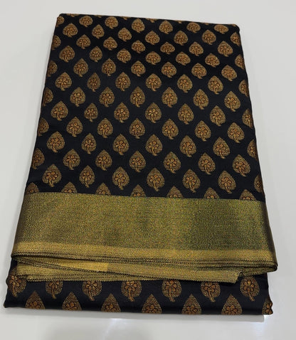 SEMI BANARASI SAREES - IHA 17212