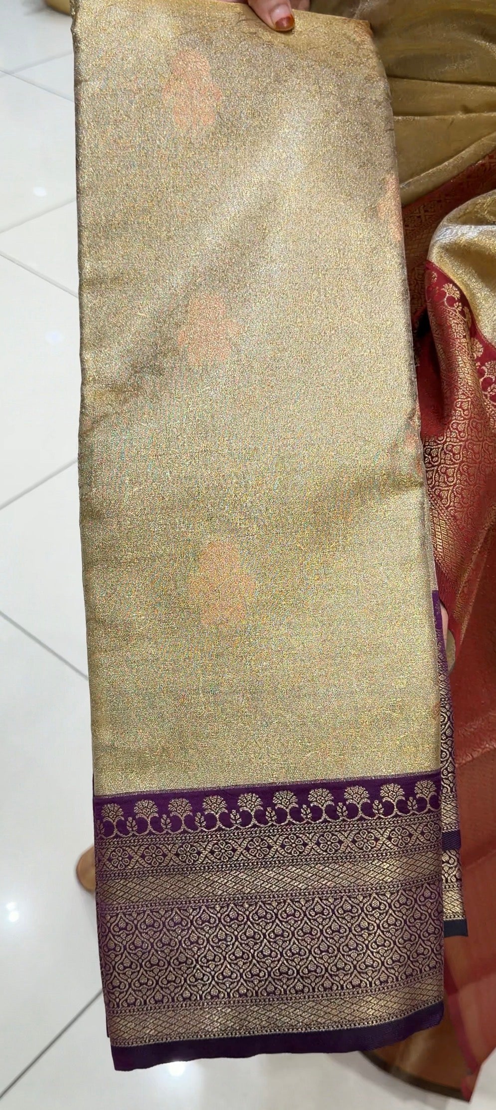 SEMI TISSUE SAREES - IHA 32572