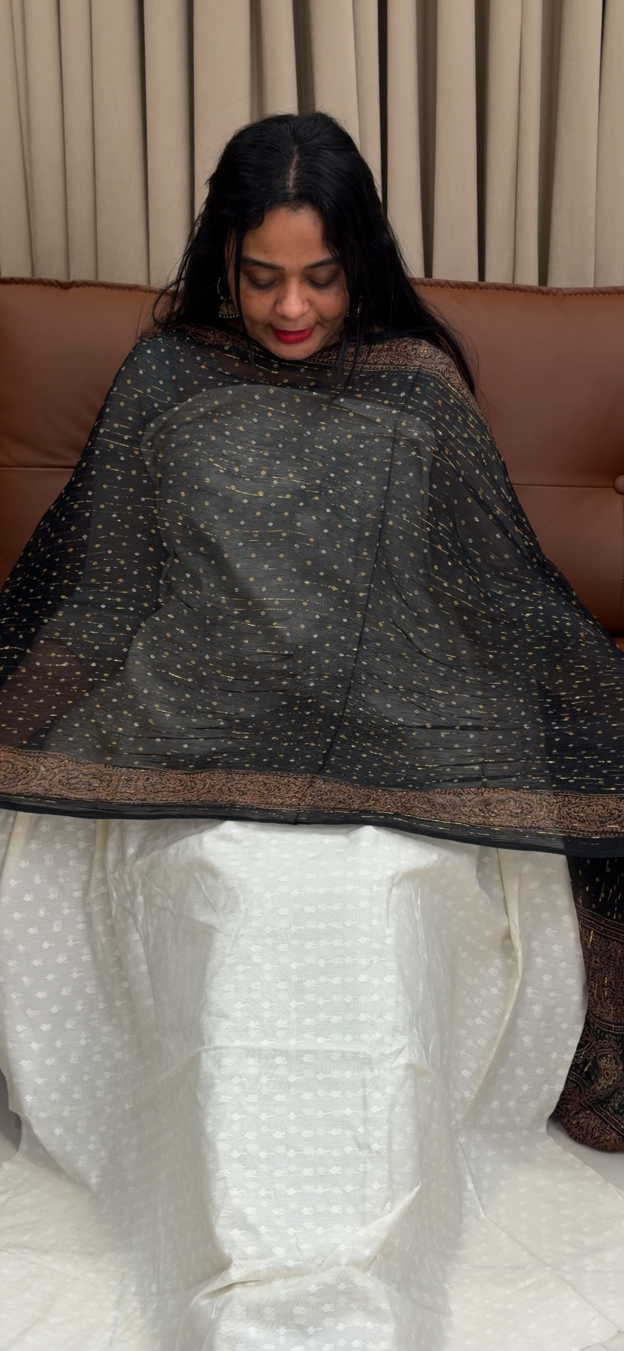 COTTON UNSTITCHED SALWRA SUITS - IHA 34527