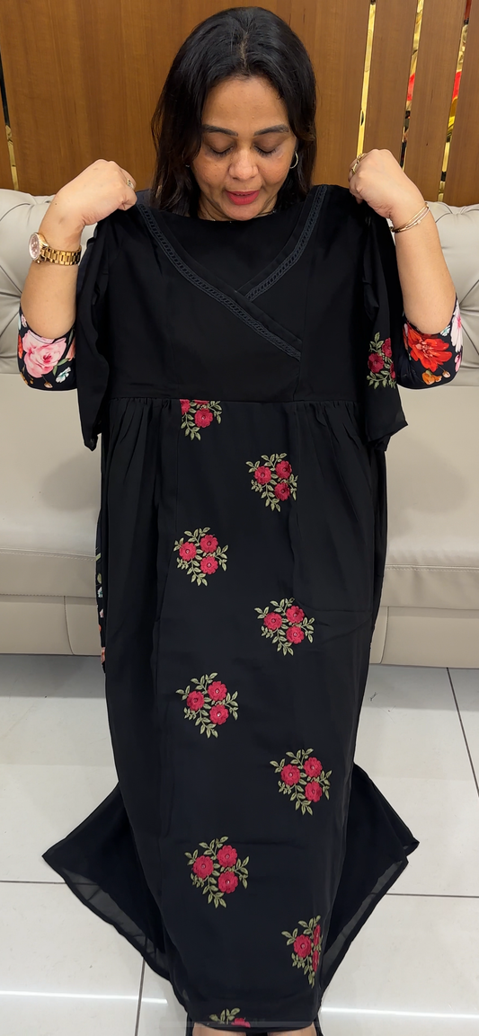 DESIGNER LONG A-LINE TOPS - IHA 28729