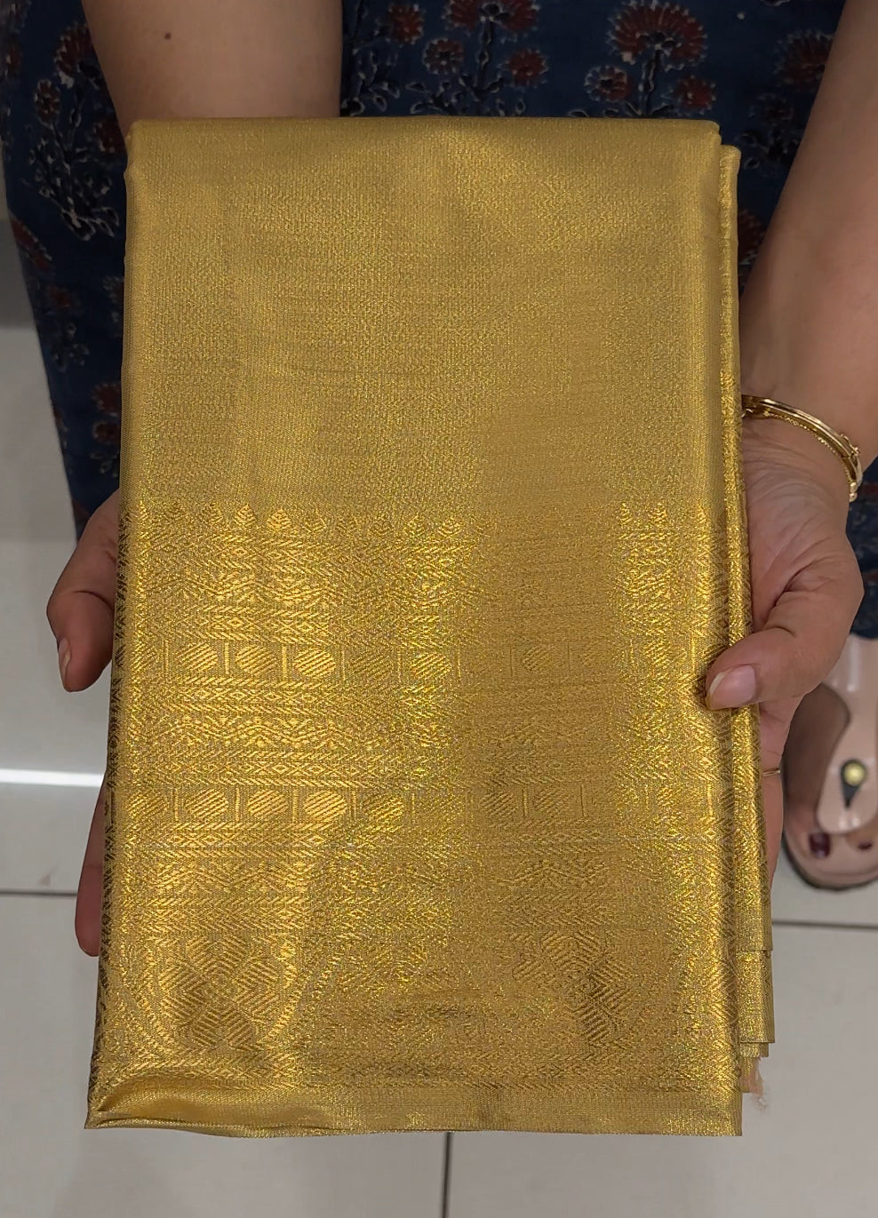 BROCADE KANCHIPURAM SILK SAREES - IHA 26896