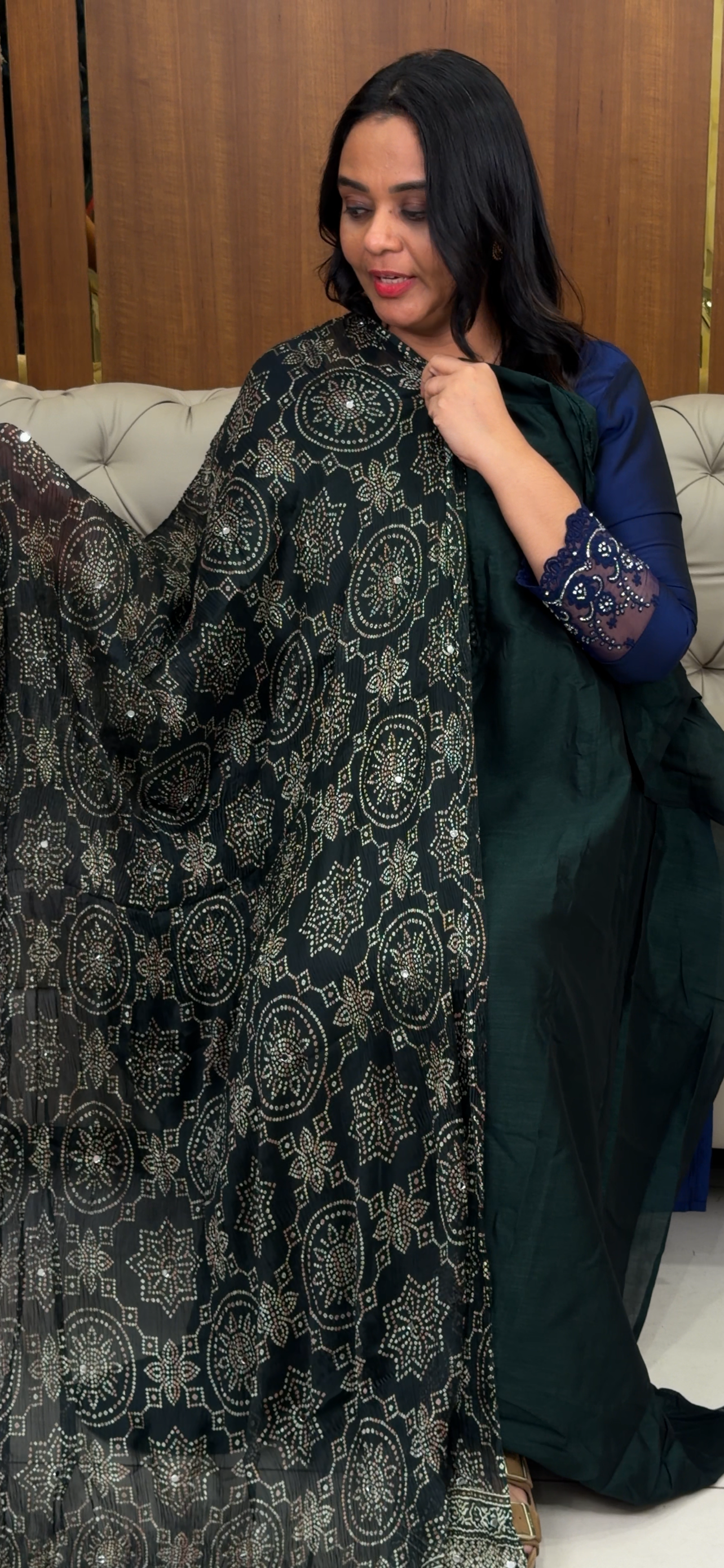 SEMI RAW SILK UNSTITCHED SALWAR SUITS - IHA 32605