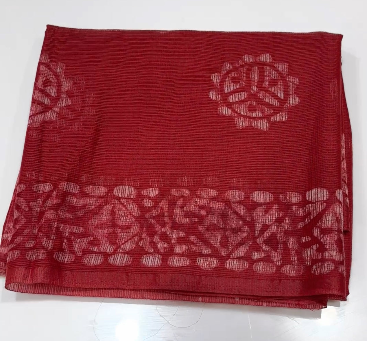 BATIK PRINTED SAREES - IHA 25088