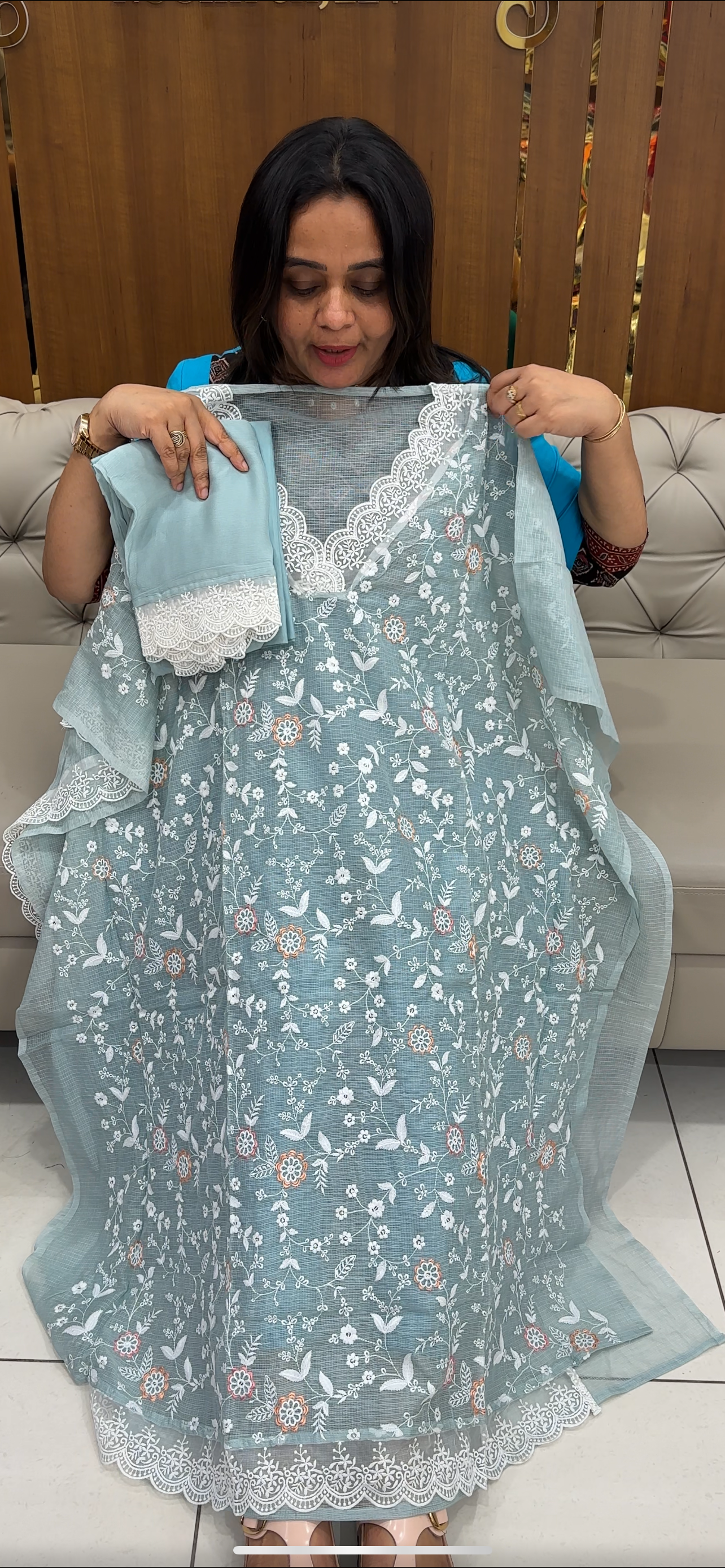 BUDGET BUY UNSTITCED SALWAR SUITS - IHA 28513