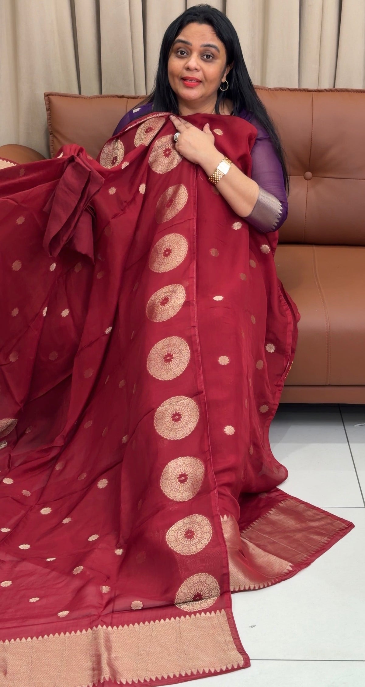 OGANZA BANARASI UNSTITCHED SALWAR SUITS - IHA 35738