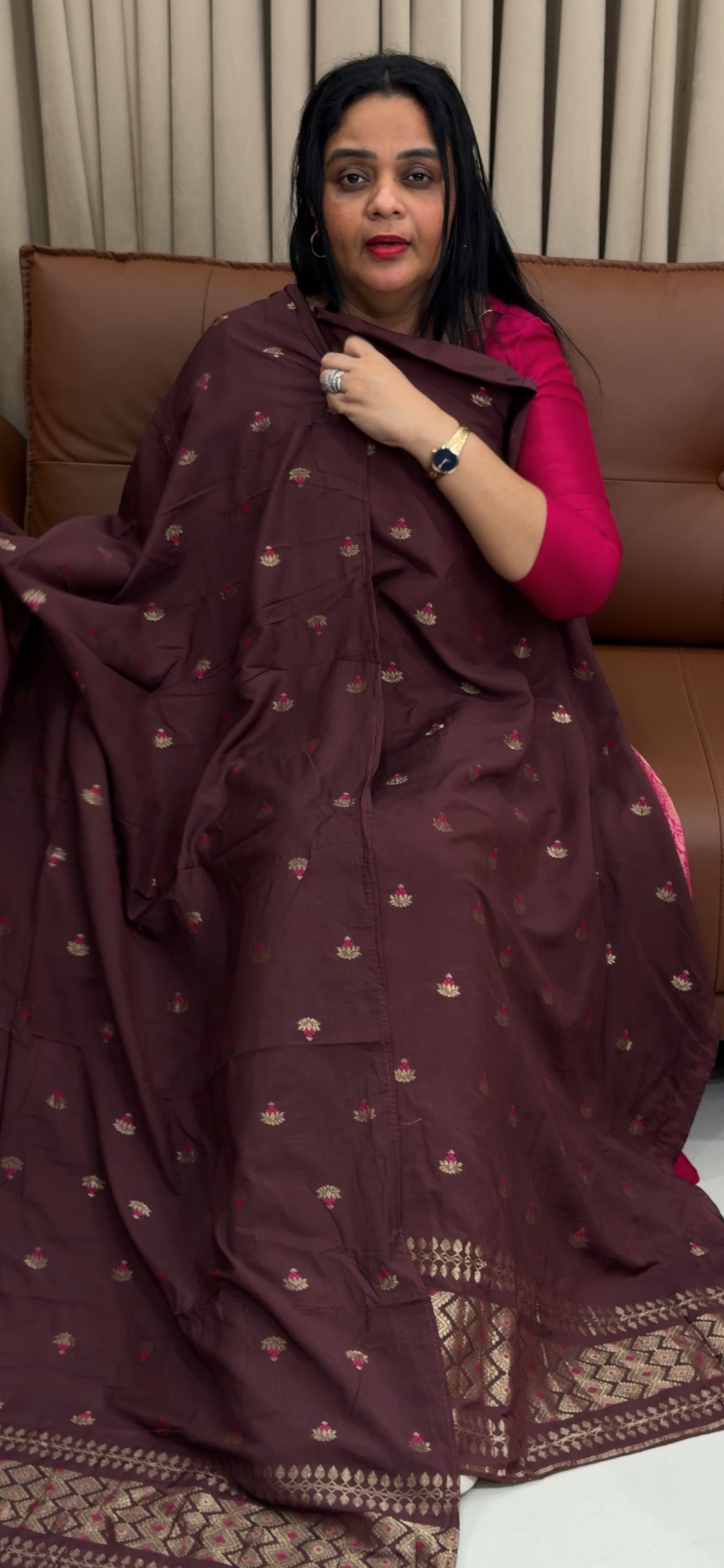 BANARASI UNSTITCHED SALWAR SUITS - IHA 34644