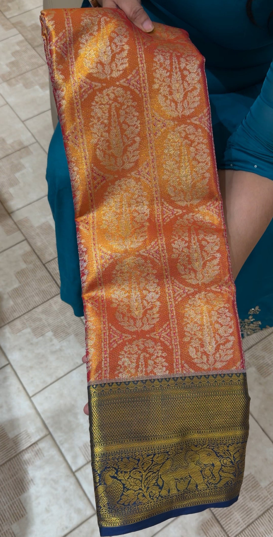 DESIGNER KANCHIPURAM SILK SAREES - IHA 28736