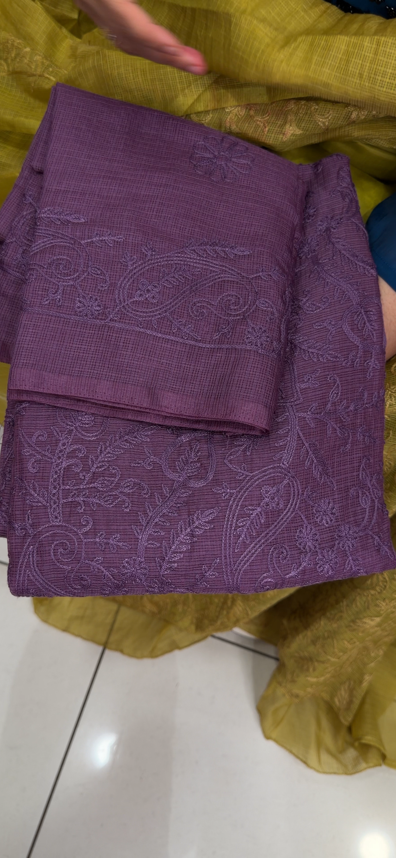 NET KOTA UNSTITCHED SALWAR SUITS -  IHA 34645