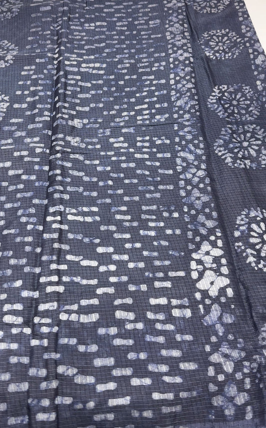 BATIK PRINTED SAREES - IHA 25129