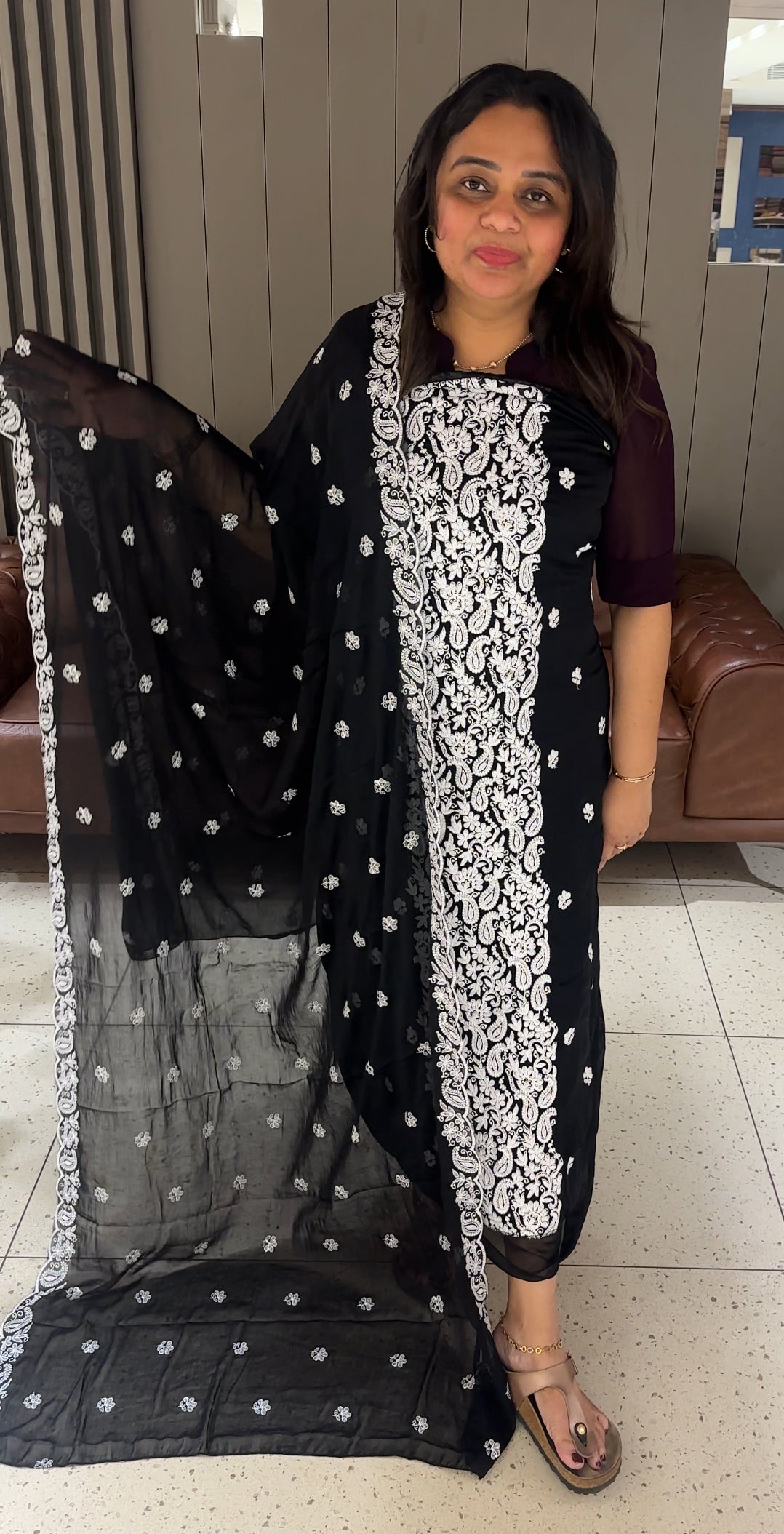 FORWARD LUCKNOWI UNSTITCHED SALWAR SUITS - IHA 27127