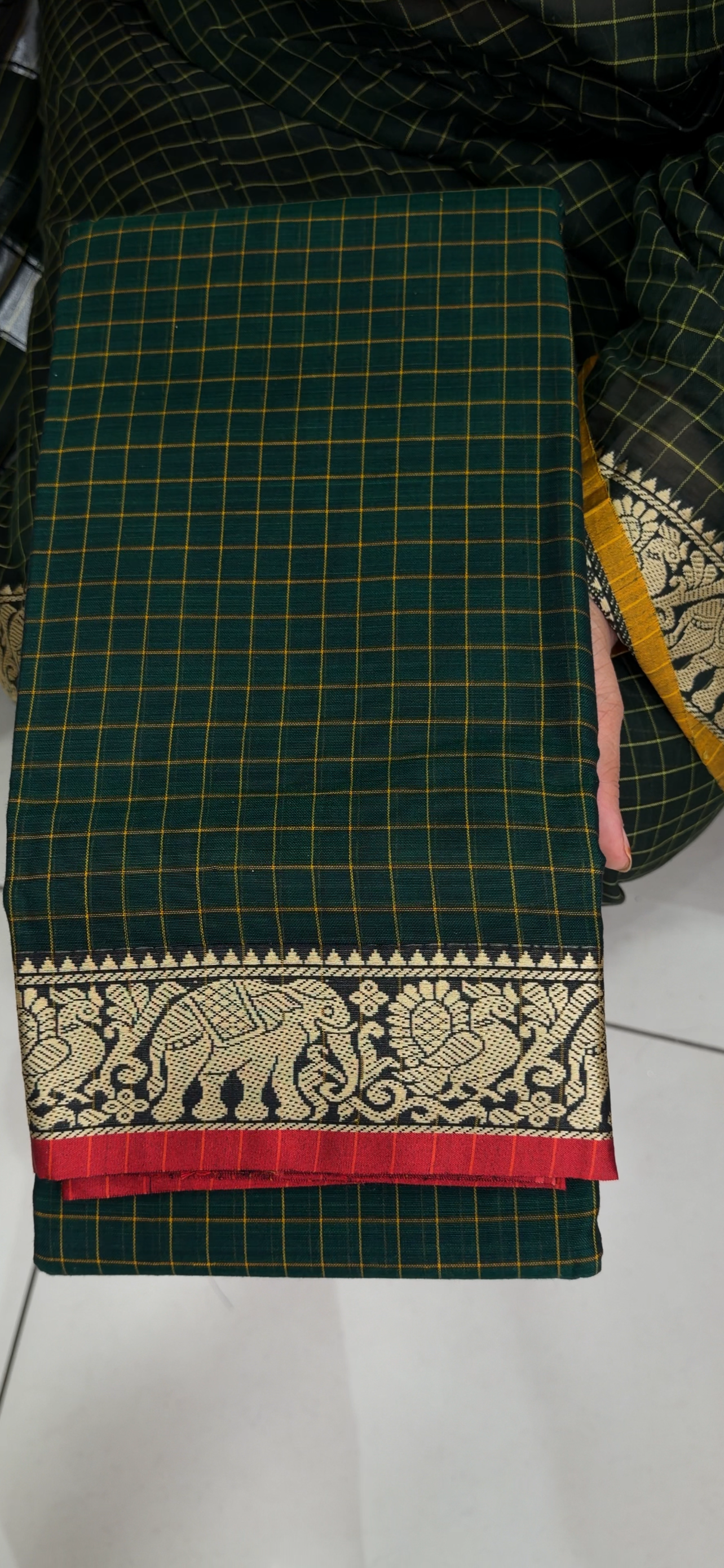 HANDLOOM COTTON SAREES - IHA 34584