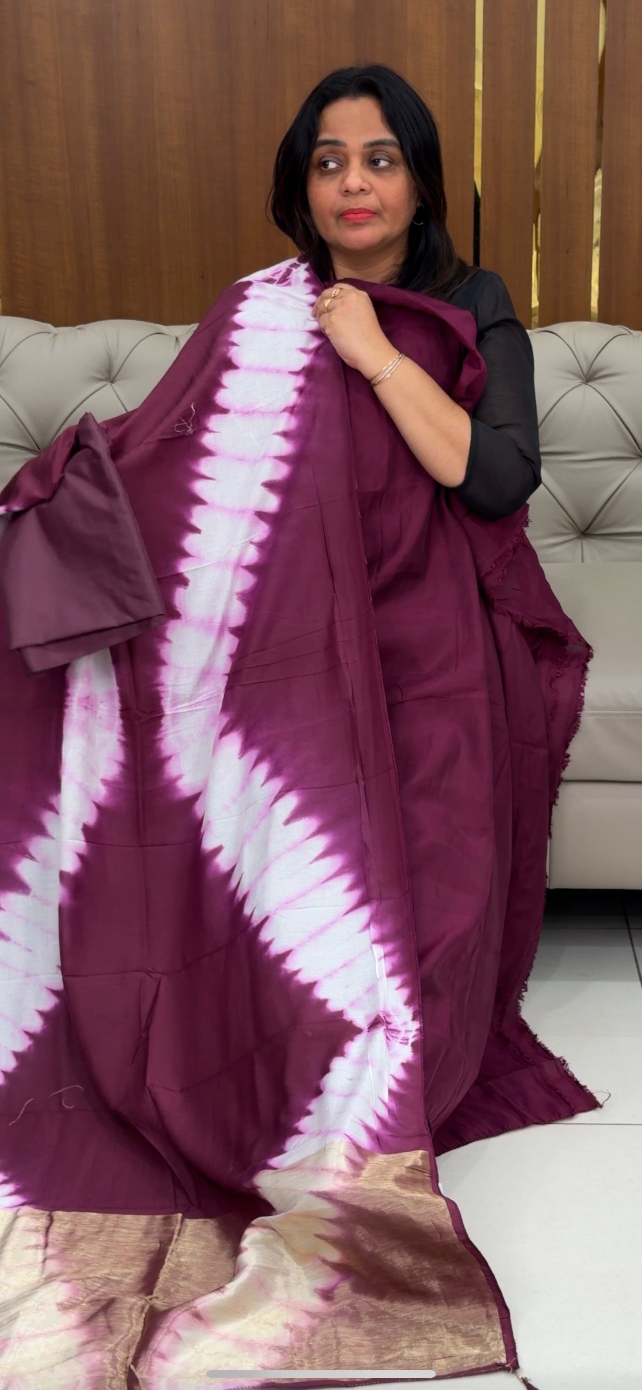 SEMI MODAL UNSTITCHED SALWAR SUITS - IHA 29318