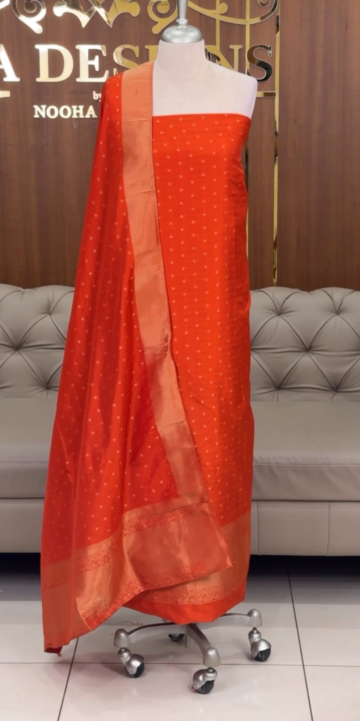 BANARASI UNSTITCHED SALWAR SUITS - IHA 29678