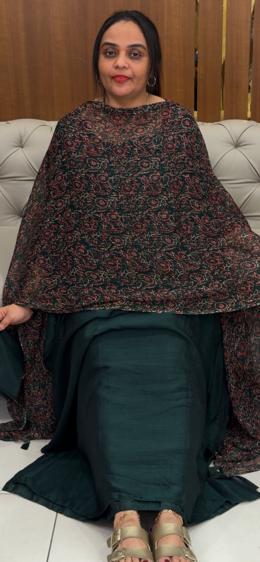 SEMI RAW SILK UNSTITCHED SALWAR SUITS - IHA 31430