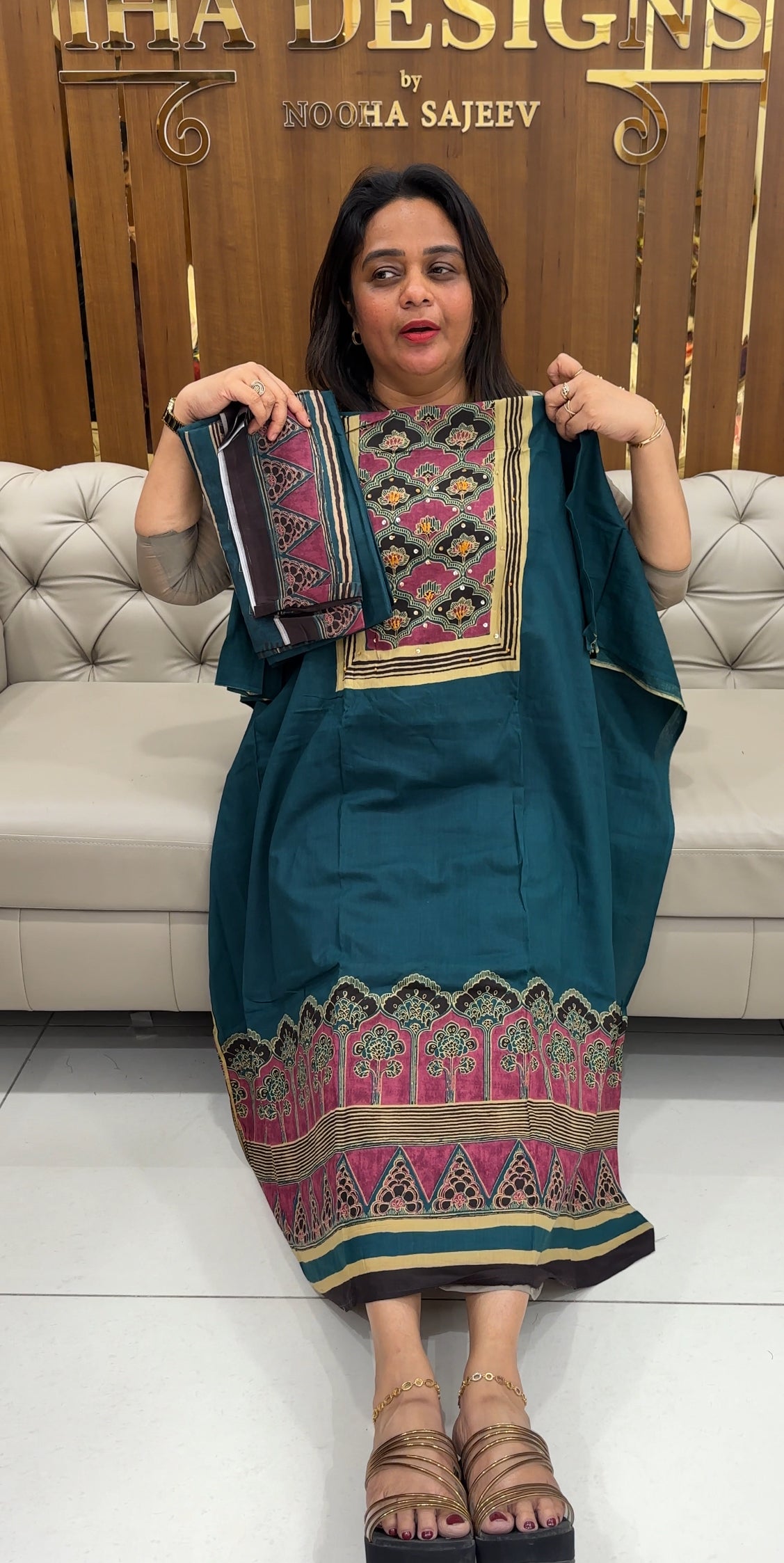 COTTON UNSTITCHED SALWAR SUITS - IHA 25847
