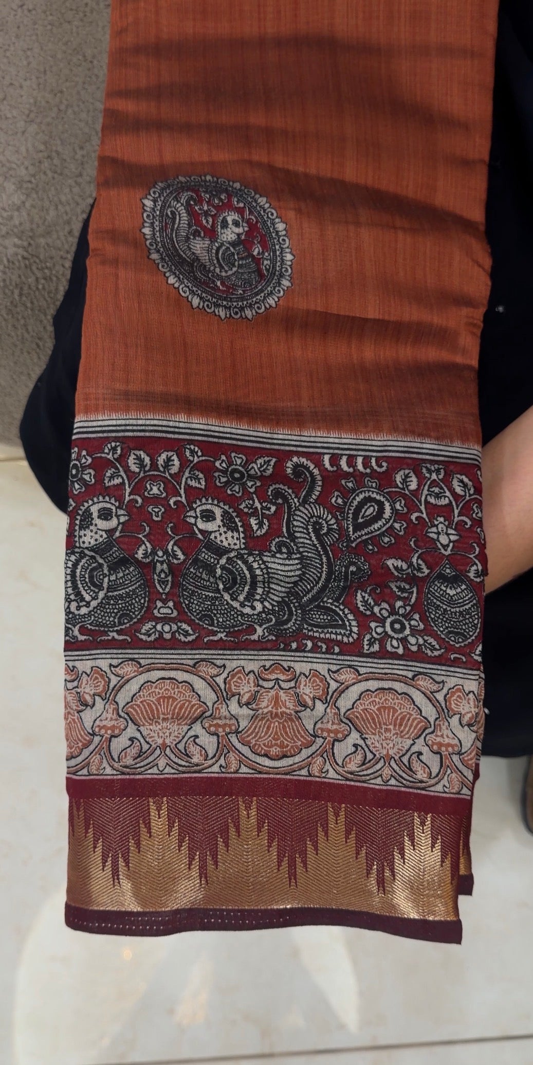 MODAL CHANDERI SAREES - IHA 33074