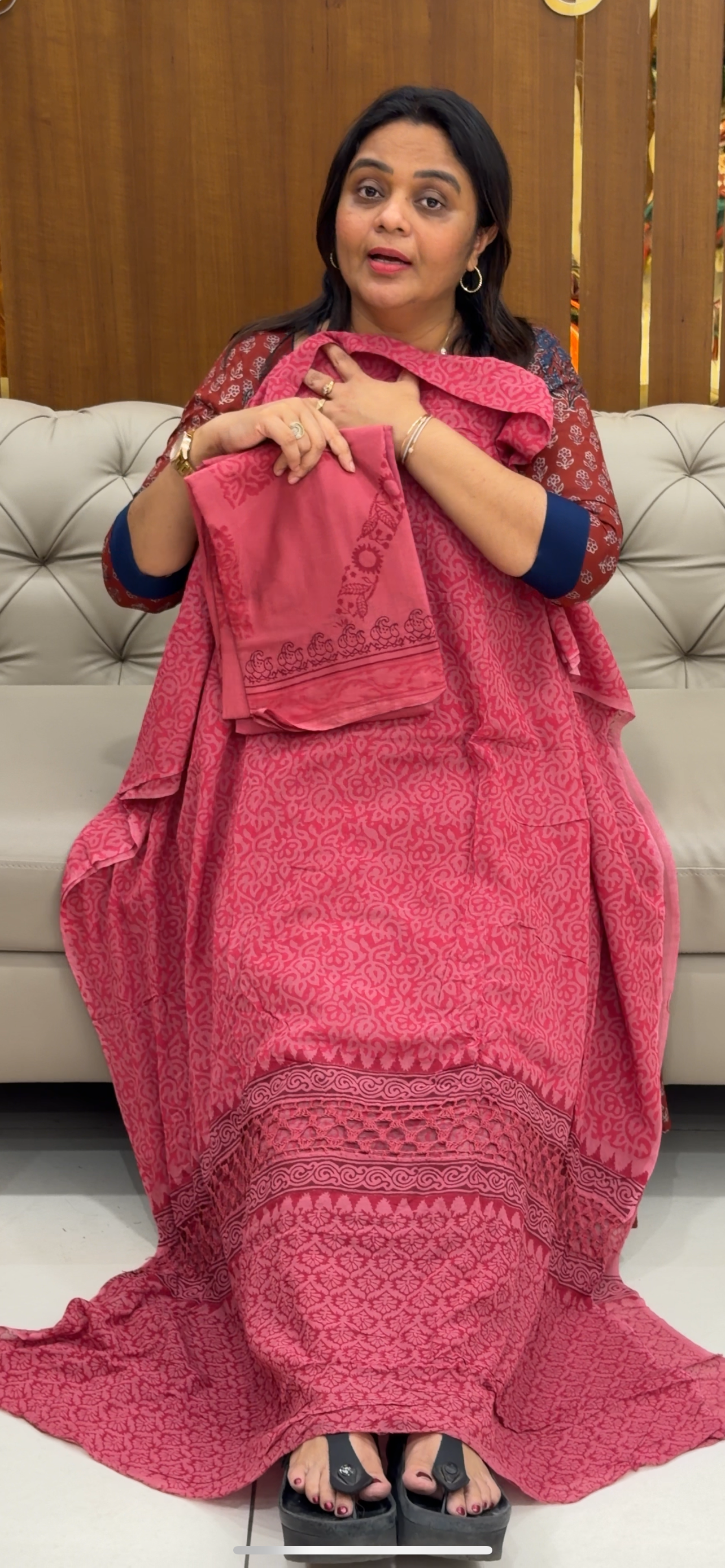 VISCOSE GEORGETTE UNSTITCHED SALWAR SUITS - IHA 28745