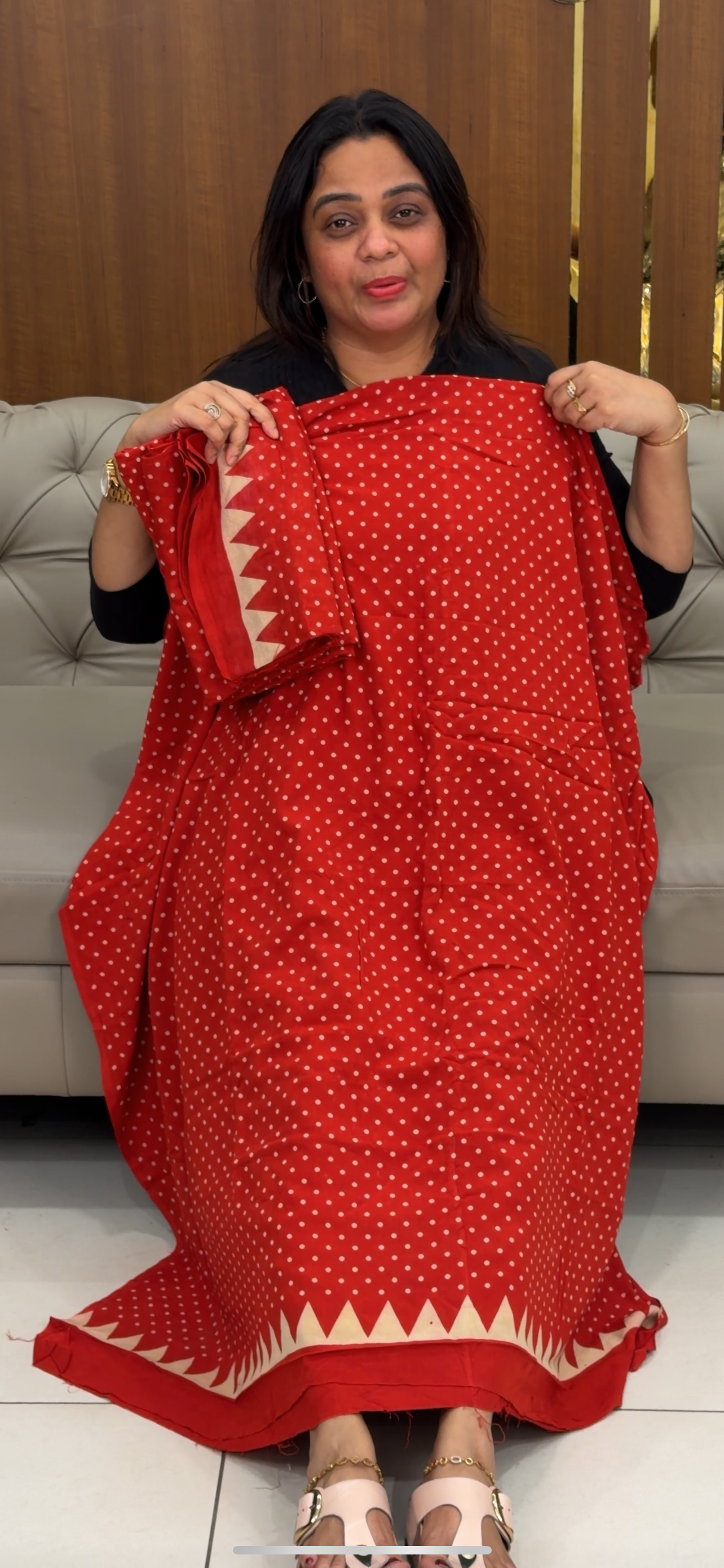 COTTON UNSTITCHED SALWAR SUITS - IHA 29179