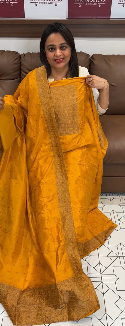 FORWARD SEMI BANARSI UNSTITCHED SALWAR SUITS - IHA 24696