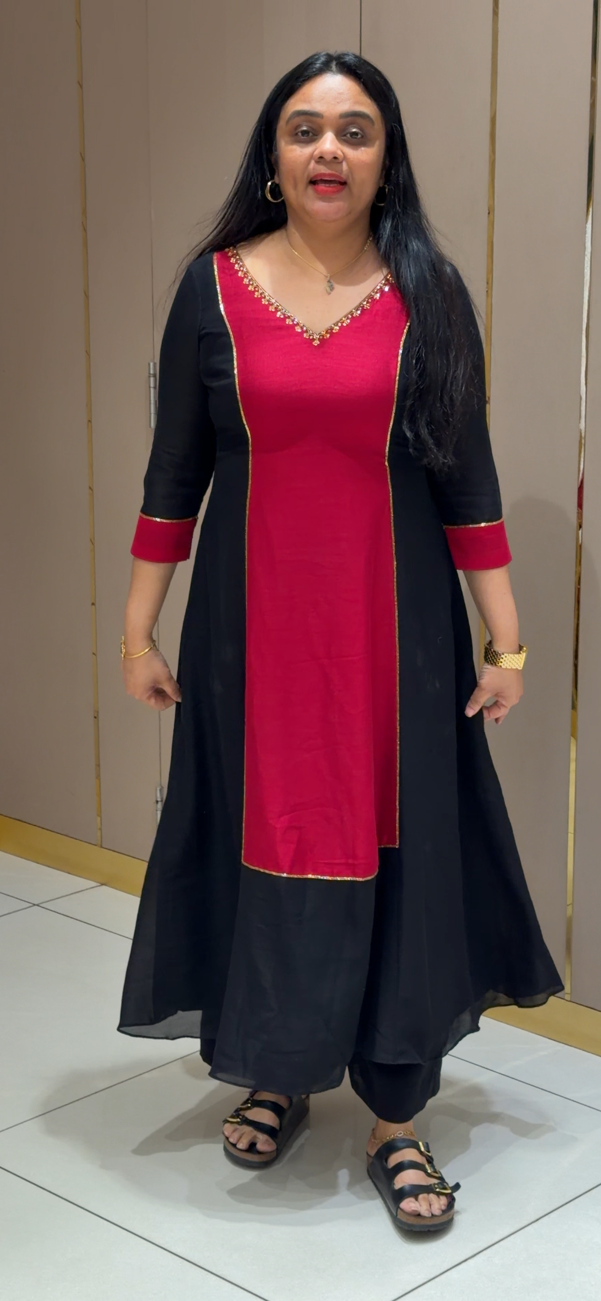 IHA'S IN-HOUSE HANDWORKED ALINE TOPS - IHA 35422