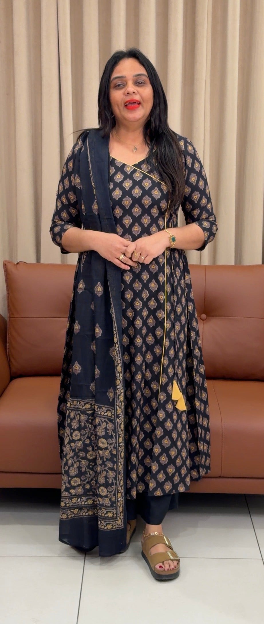 IHA'S IN-HOUSE PRINTED COTTON TOP AND DUPATTA - IHA 33397