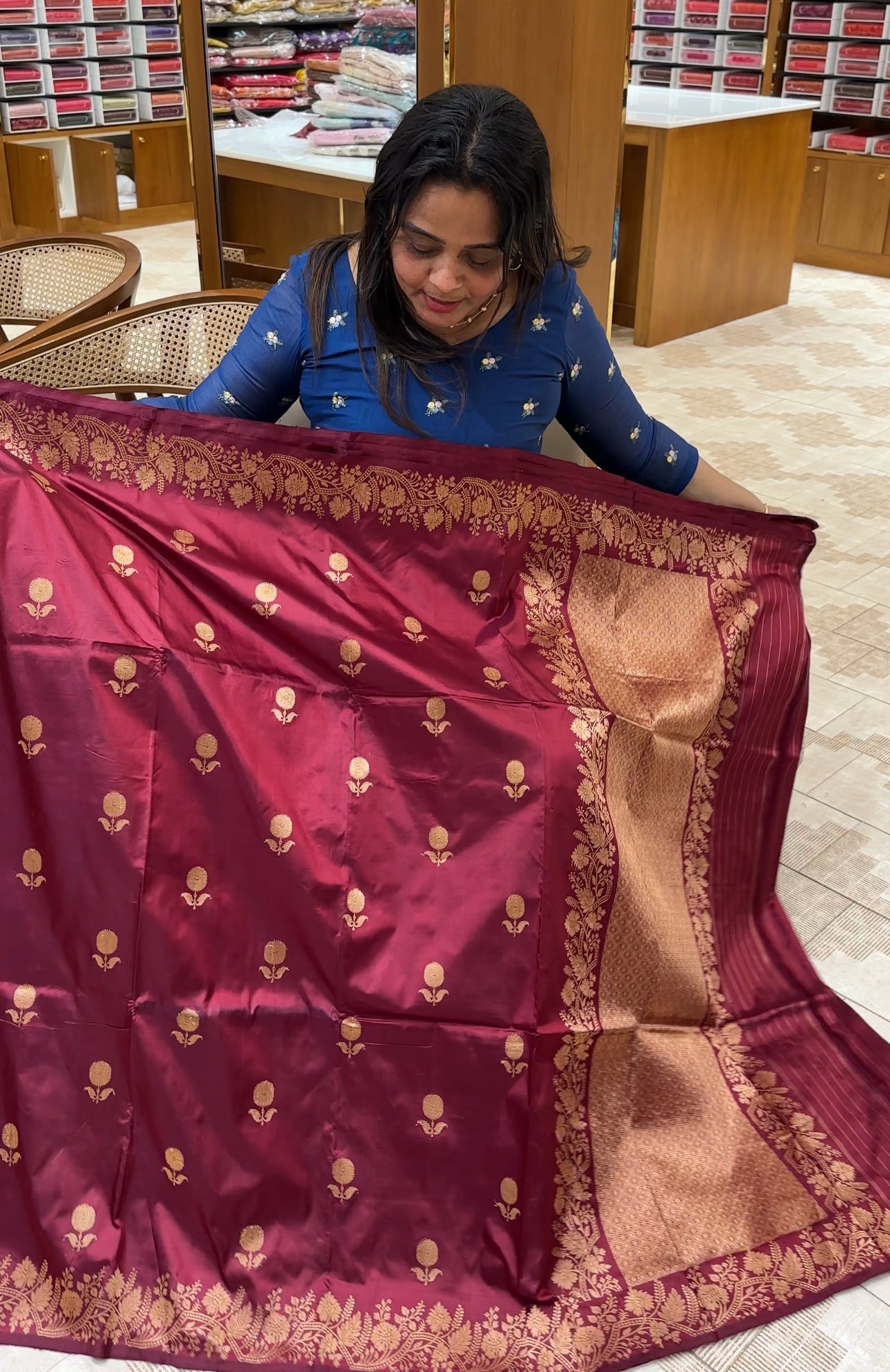 DESIGNER BANARASI SAREES - IHA 27099