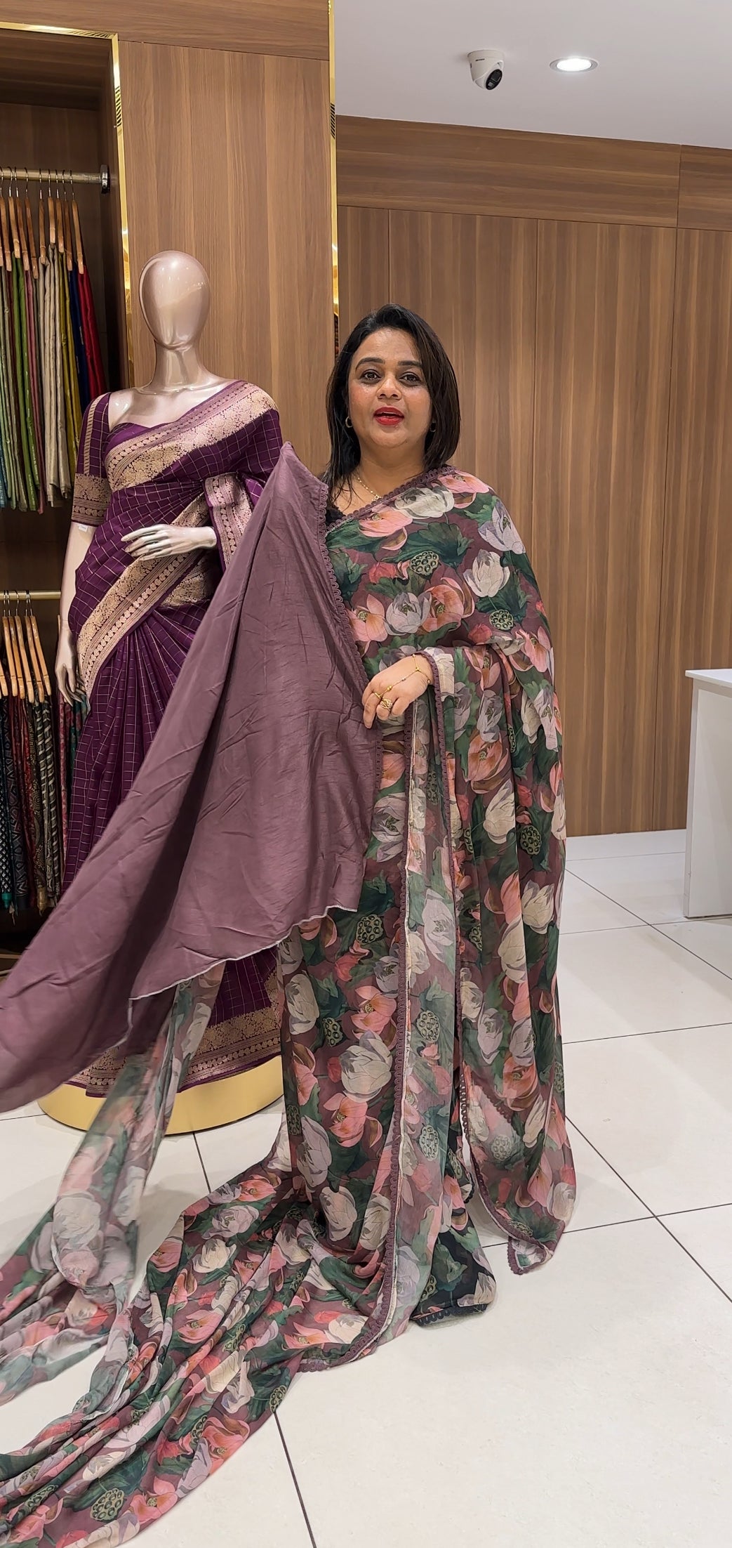 FORWARD  MANJU WARRIER SAREES  - IHA 24993