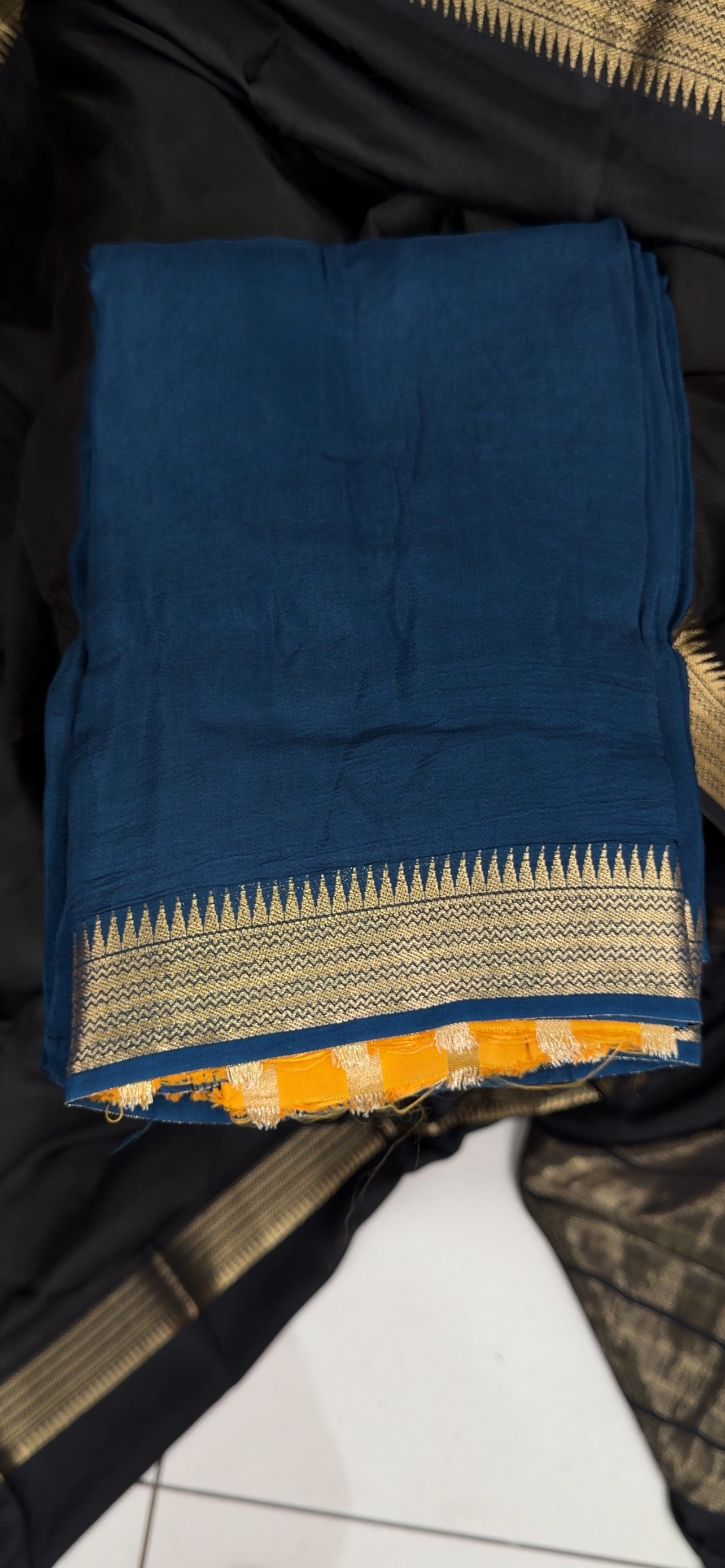 CRAPE SILK SAREES - IHA 33466