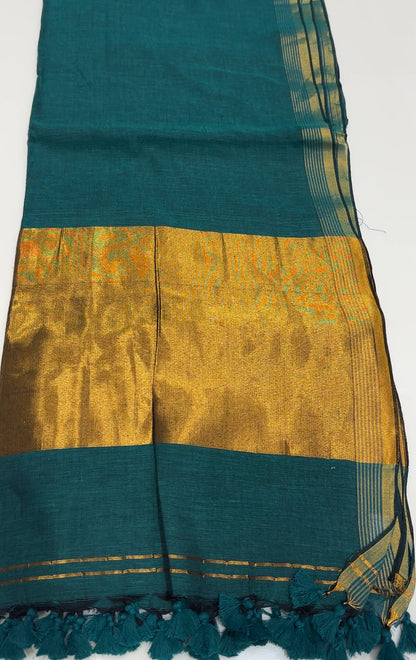 KHADDI COTTON SAREE - IHA 16220