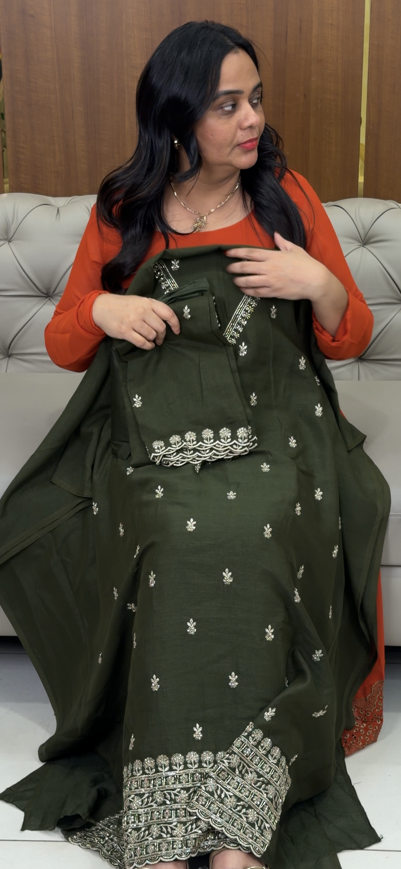 UNSTITCHED SALWAR SUITS - IHA 32560