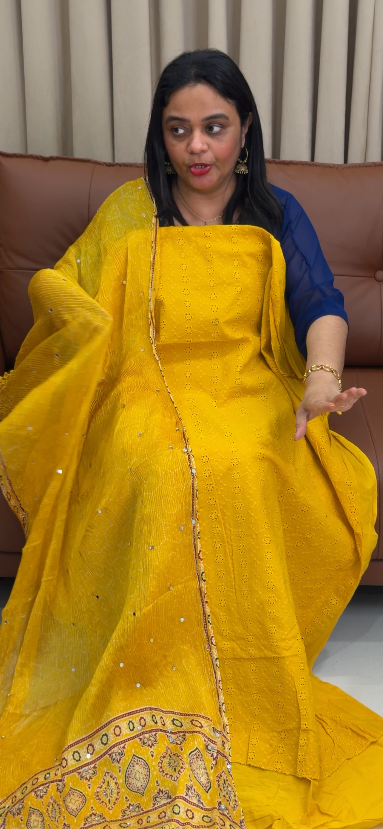 UNSTITCHED SALWAR SUITS - IHA 34083