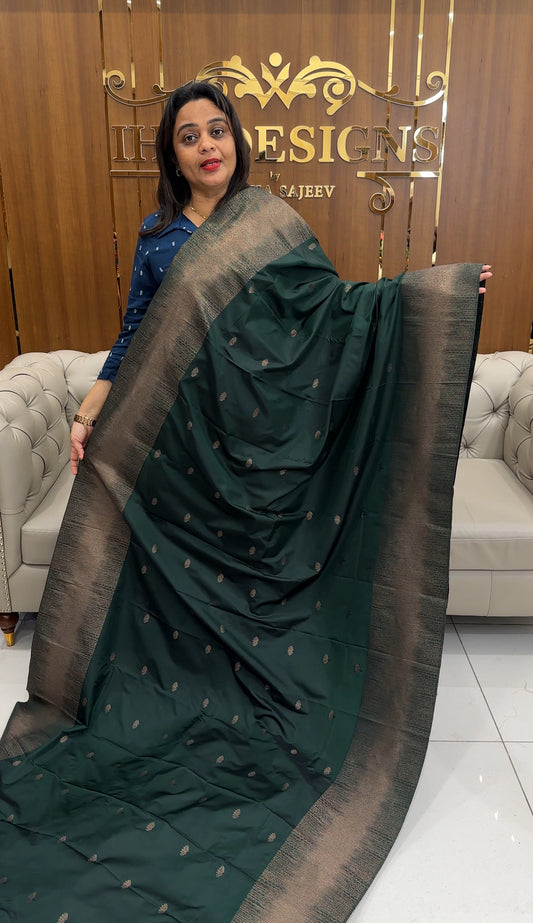 SEMI SILK SAREES - IHA 25235