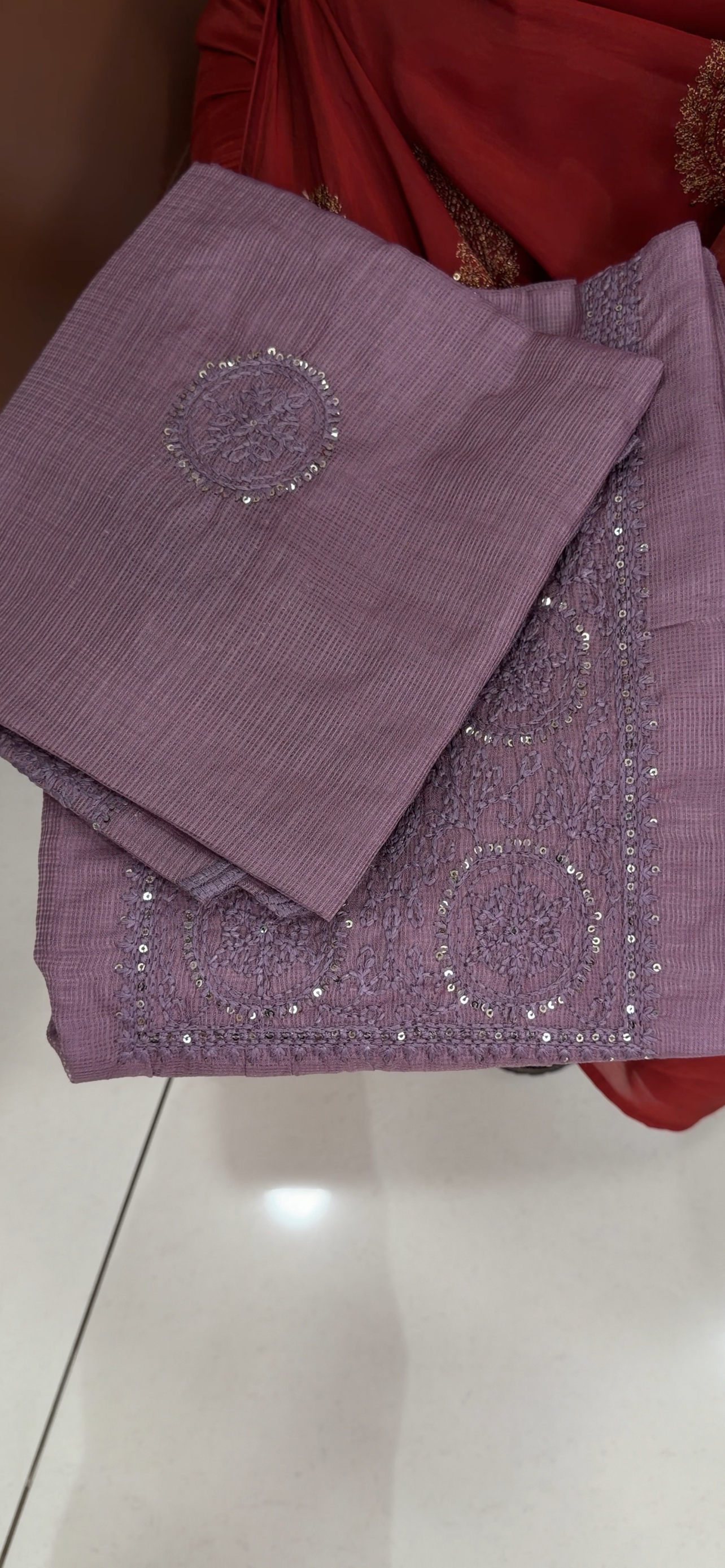 SILKY KOTA UNSTITCHED SALWAR SUITS - IHA 34706