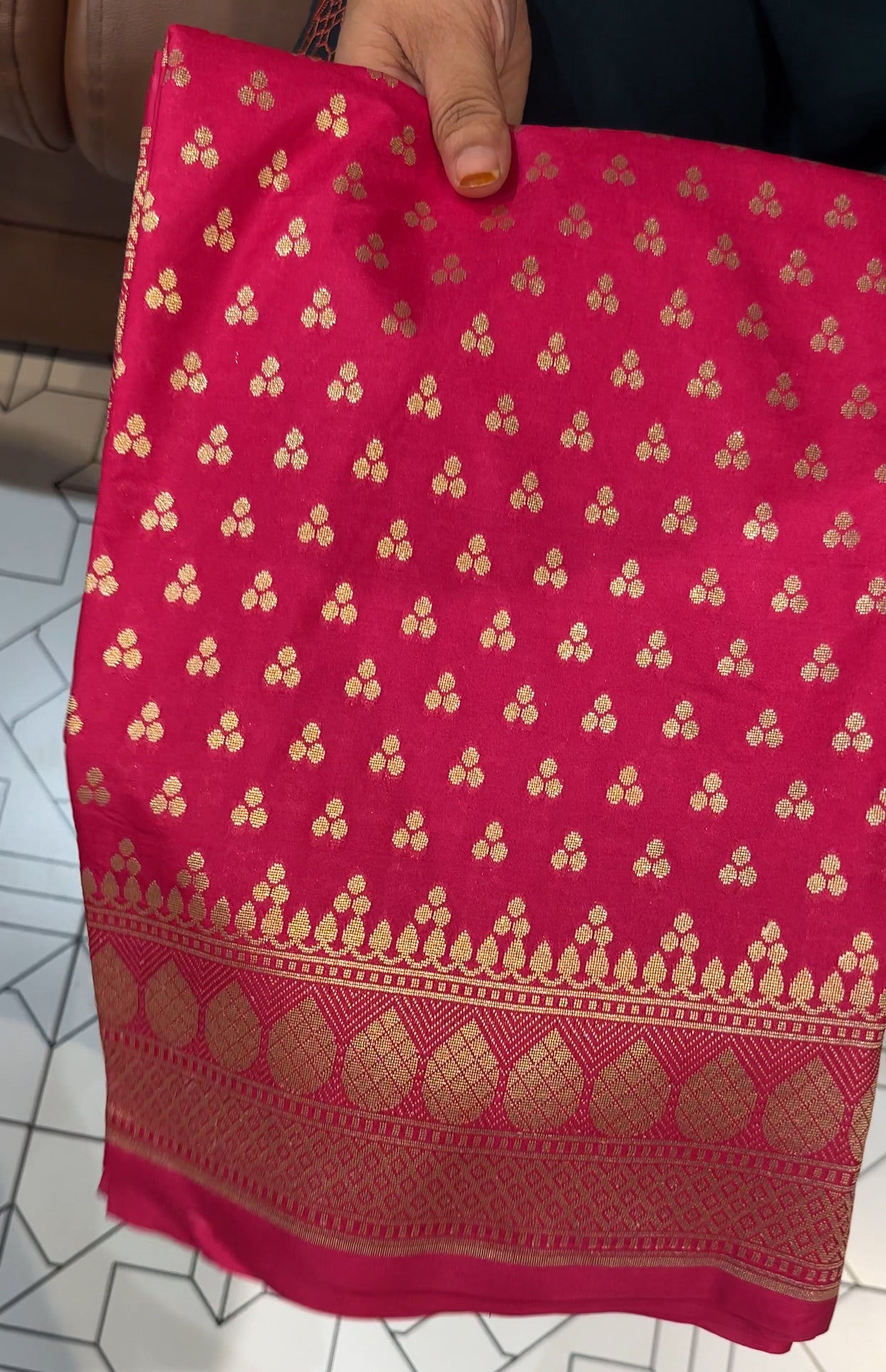 SEMI BANARASI SAREES - IHA 26731