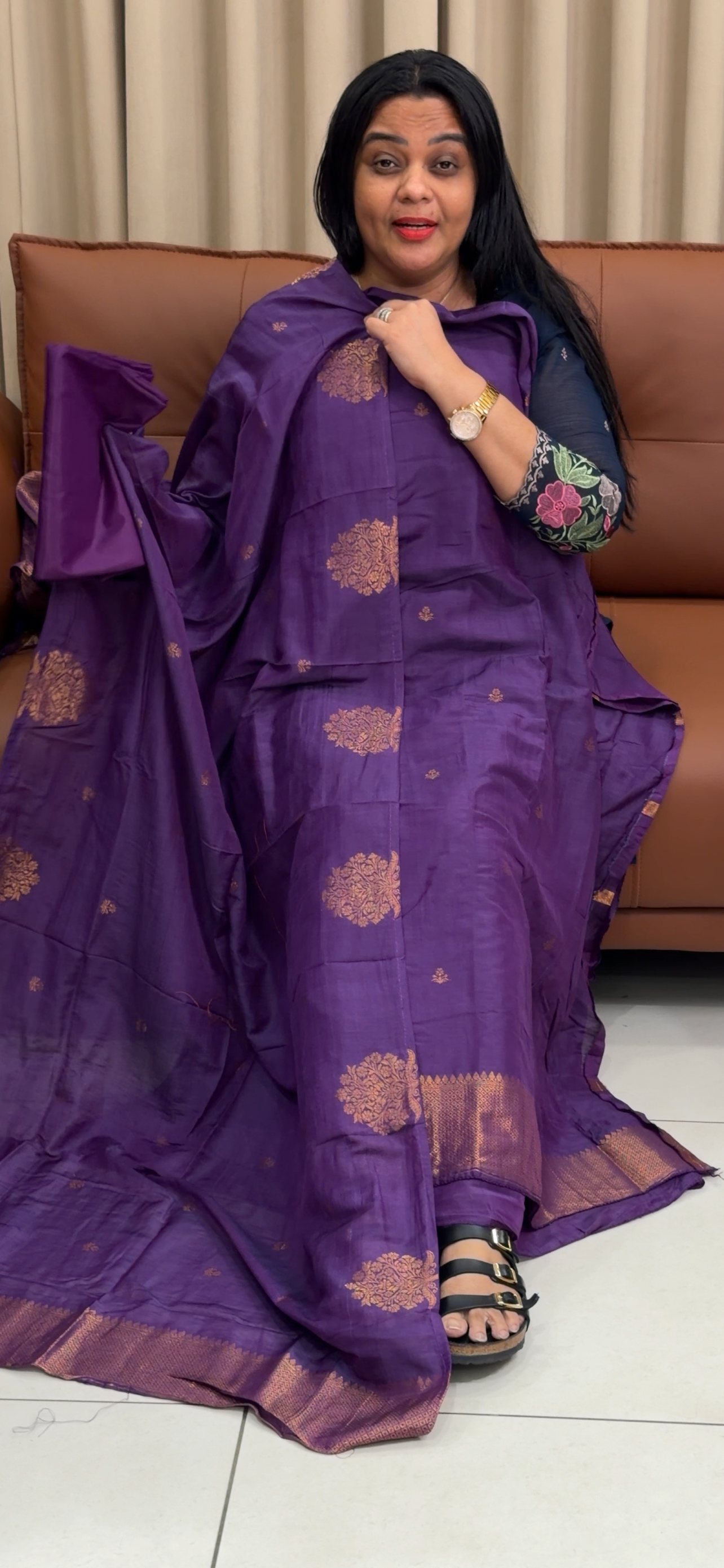 BANARASI UNSTITCHED SALWAR SUITS - IHA 35254
