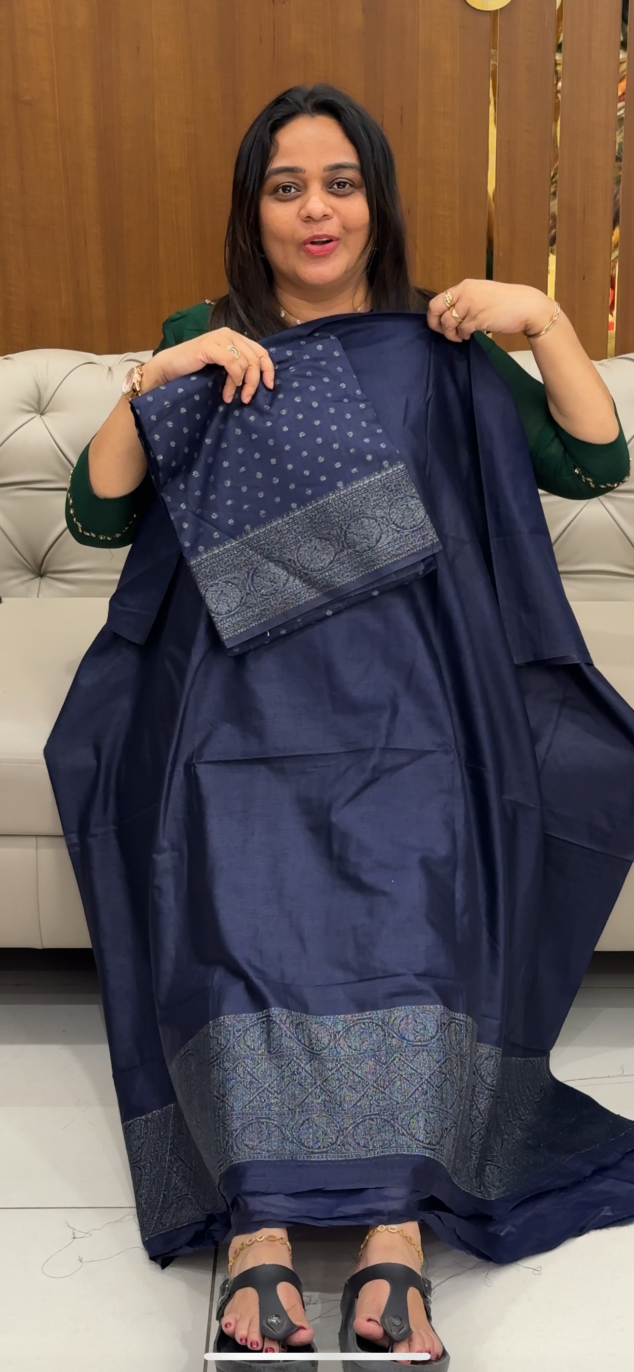 BANARASI TUSSUR UNSTITCHED SALWAR SUITS - 28580