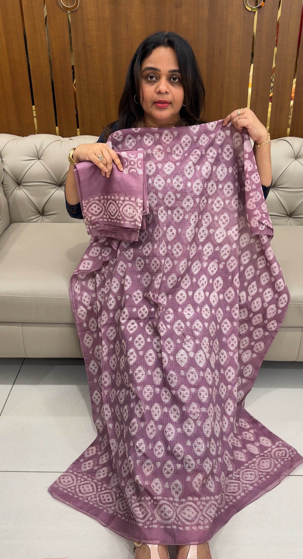 BATIK PRINTED UNSTITCHED SALWAR SUITS - IHA 26925