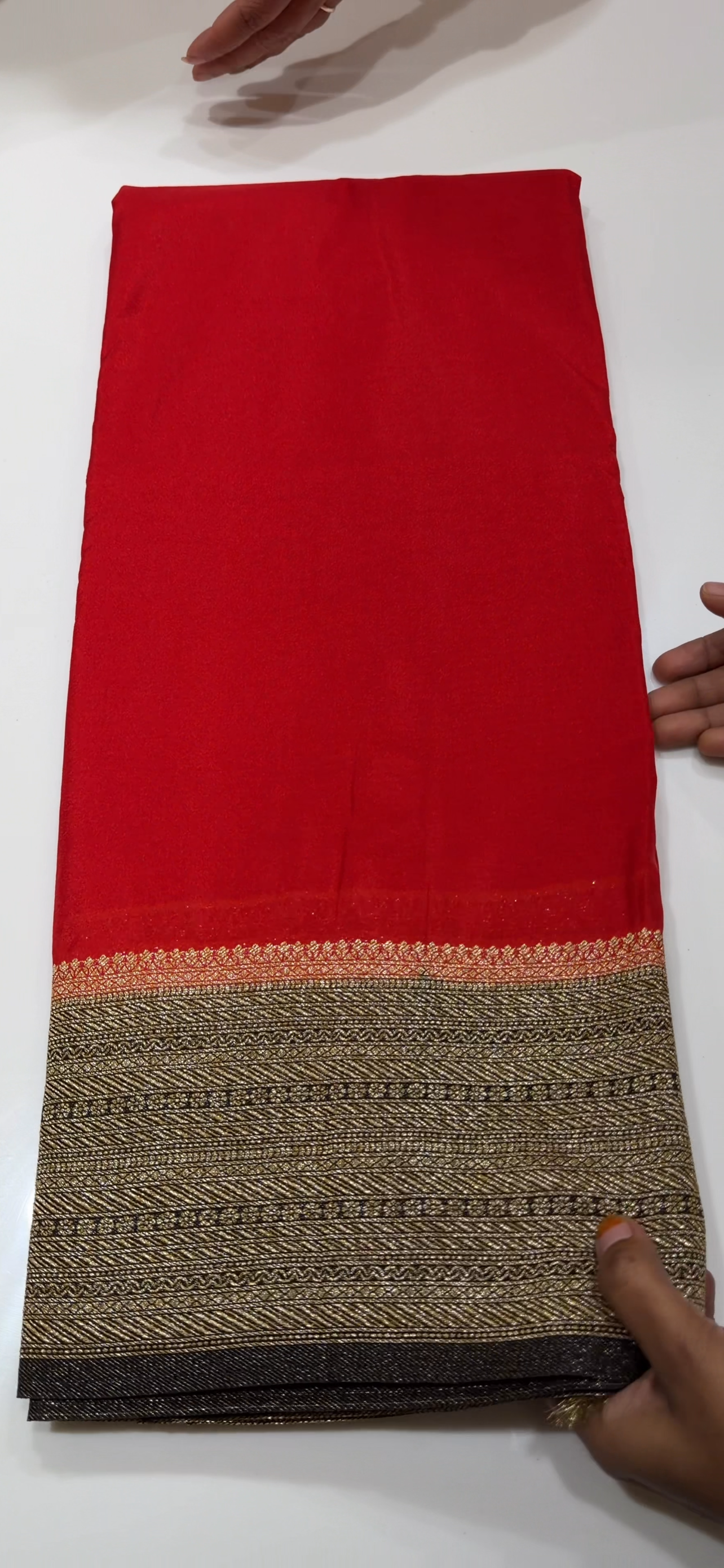 SEMI BANARASI SAREES - IHA 34575